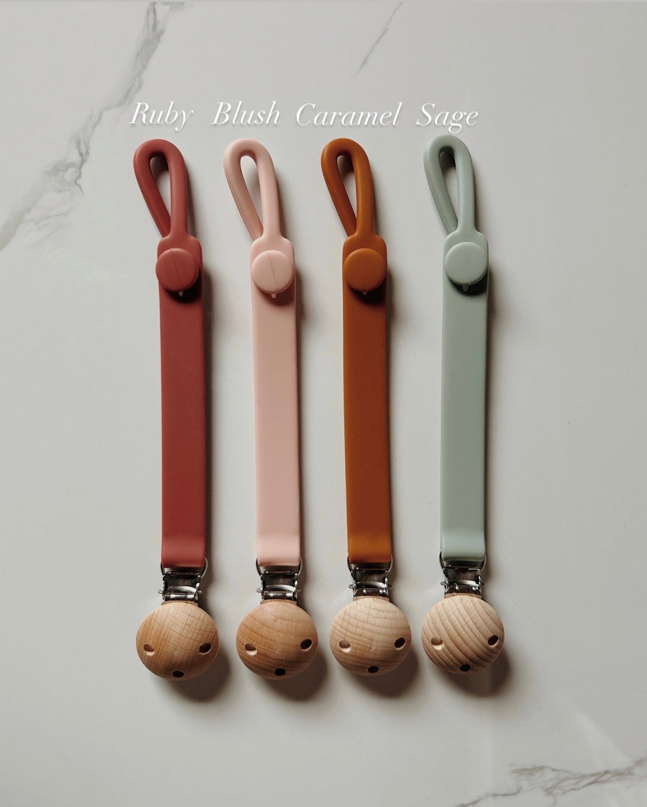 Personalised Silicone Pacifier Clips