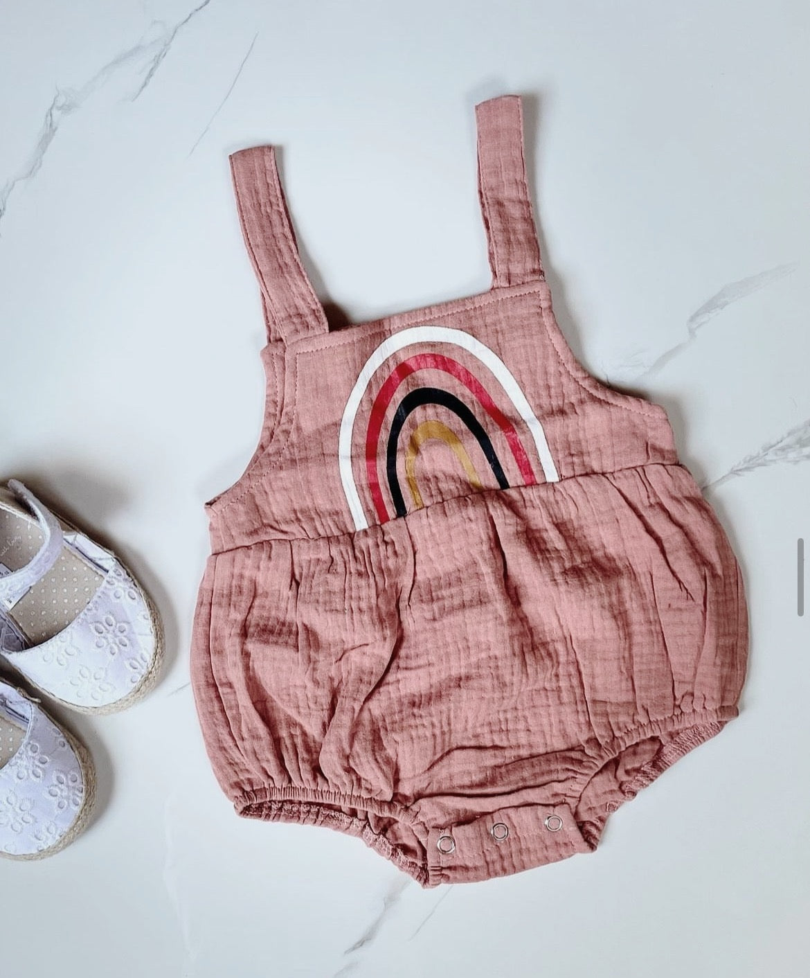 Boho Rainbow Romper