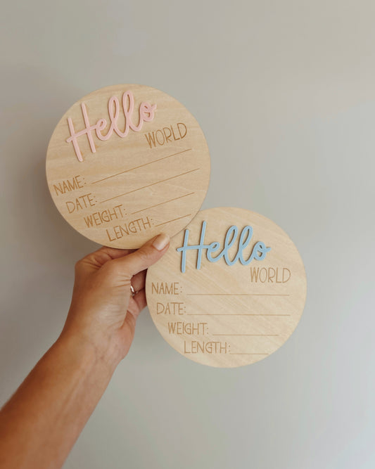 “Hello World” Plaque