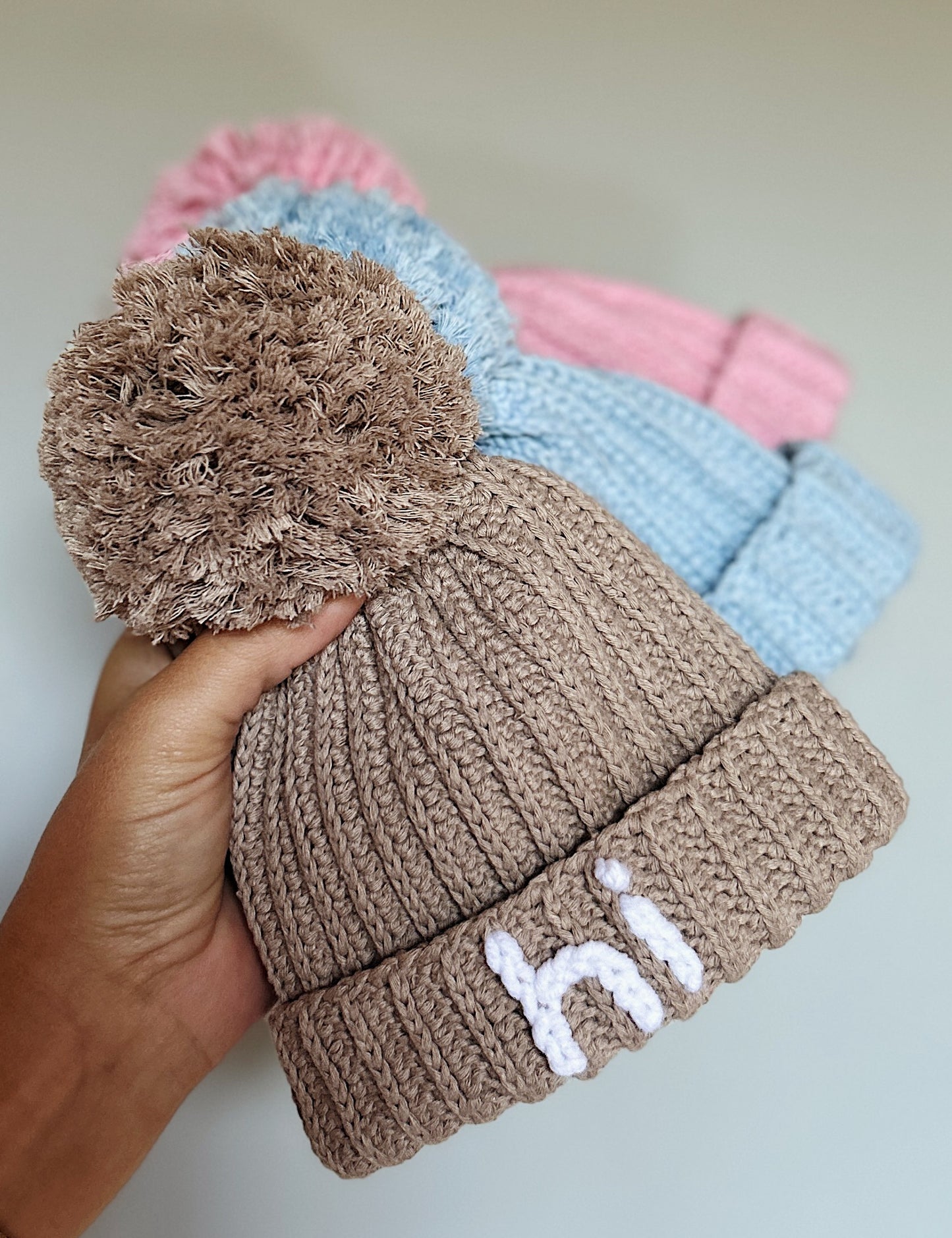 “hi” Beanies